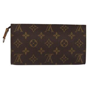 LOUIS VUITTON Monogram Bucket GM Accessory Pouch LV Auth